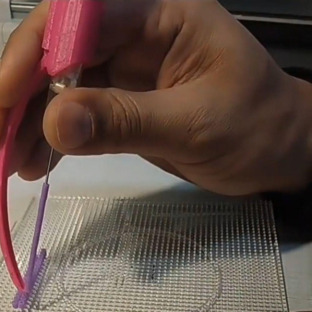 Sada pinzet na korálkování z nerezové oceli PP Hračka s ručně vyráběnými korálky Pinzety na diamantové malování 2,6 mm Dárek