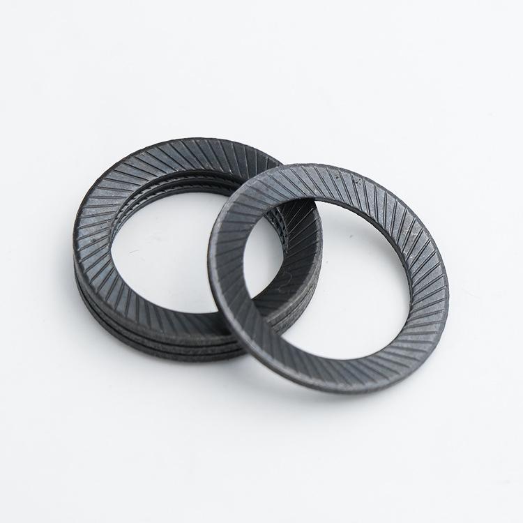65 Manganese Double-Sided Serrated Butterfly Washer, Self-locking & Anti-loosening, Fits M3-M42