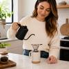 Stainless Steel Coffee Filter Double Layer Mesh Reusable Dripper Easy To Clean Durable Metal Cone for Pour Over Brewing