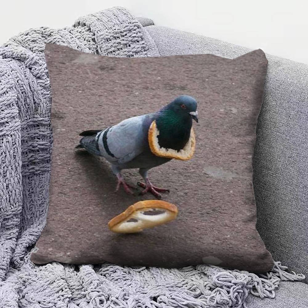 pigeon FFunny MEME  Home Sofa Cushion Covers and Aecorative Custom Pillow Covers