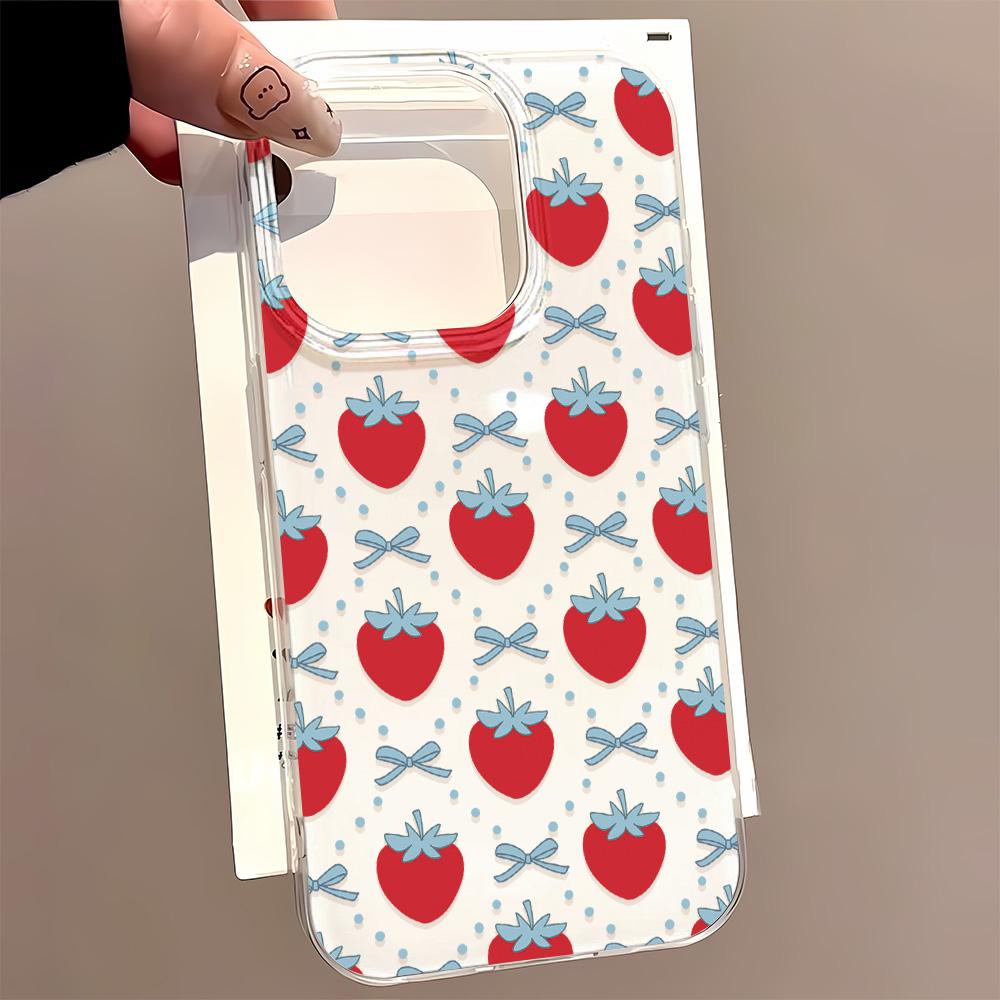 Painted Phone Case for iPhone 12 13 15 16 iPhone 16 12 13 14 15 Pro  14 15 16 Pro Max Coverage Shockproof Anti-Fingerprint Fresh Style Protective Case