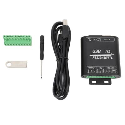 USB To RS232 485 422 TTL Converter Aluminum Alloy Industrial Isolated USB Adapter for Android for