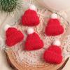 3.5*5CM Mini Knitted Hat Mini Doll Hat Wool Hat Christmas Tree Ornaments Home Party Gift 2025 DIY Arts and Crafts Supplies