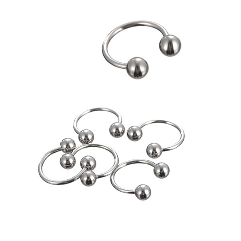 85 pezzi piercing alla lingua, al sopracciglio, al labbro, all'ombelico, in acciaio inossidabile, gioielli per il corpo