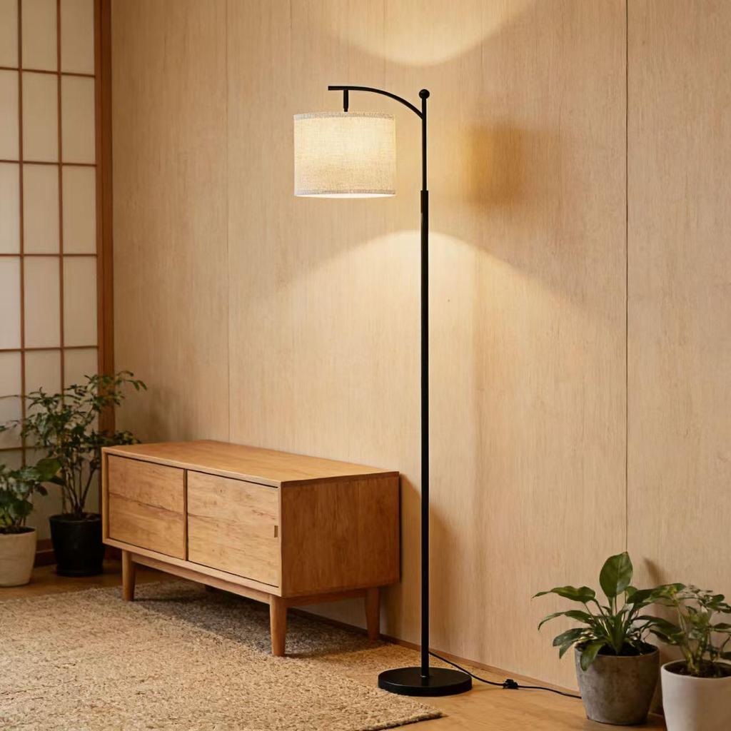 Vintage LED Floor Lamp for Living Room, Bedroom, or Study