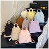 Schoolbag New Macaron Backpack Multifunctional Lightweight Dopamine Casual Fashion Commuter Versatile Portable Shoulder Bag