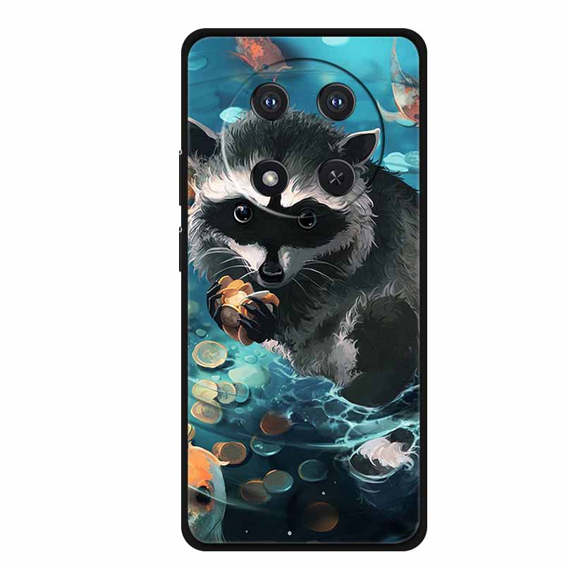 Phone Case For Honor X9c Back Cover Case Black Silicone Soft Funda For Honor Magic 7 lite X60 Pro 5G Case Magic7 lite 7lite Capa