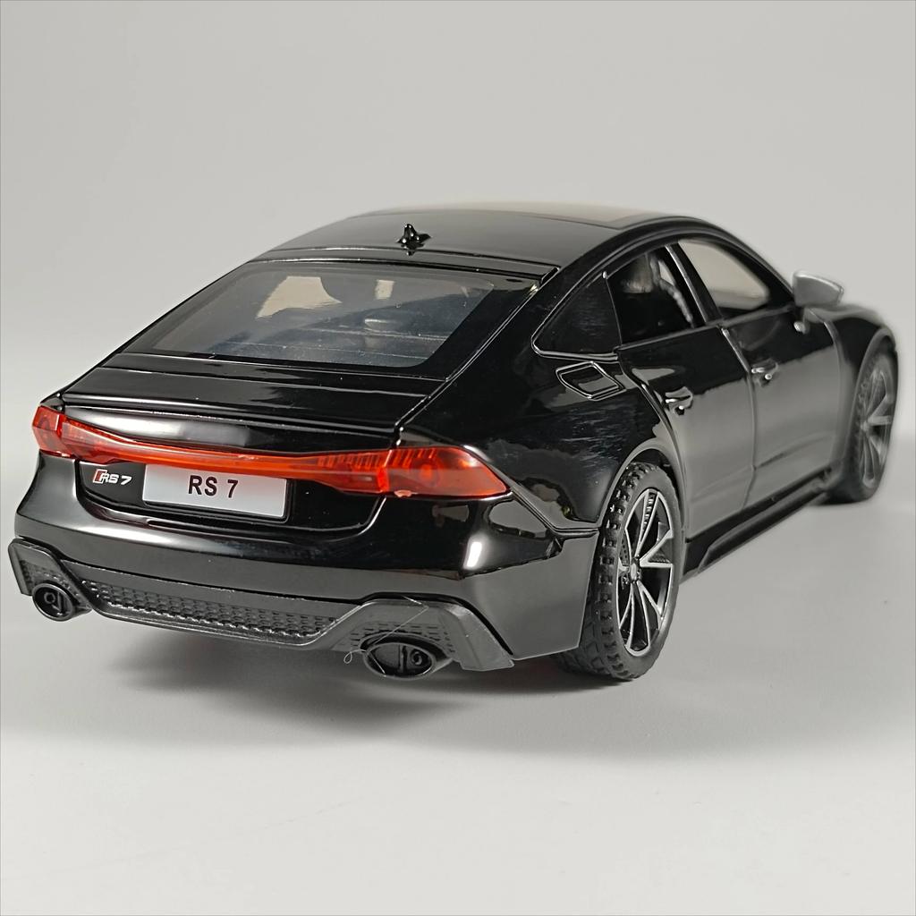 Simulación Escala 1/32 RS7 Coche Deportivo Aleación Fundición a Presión Metal Modelo Juguetes Educativos y Divertidos para Niños Regalo para Niños Adorno de Exhibición Coleccionar