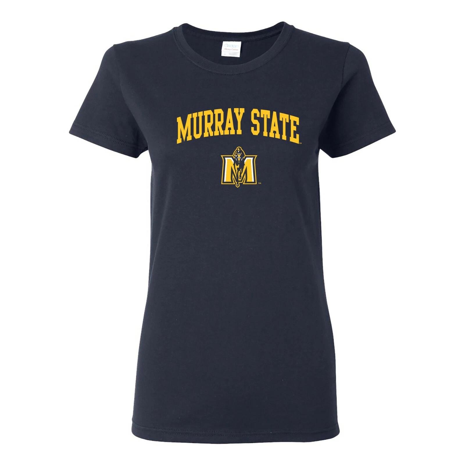 Murray State Racers Arch Logo Womens T-Shirt - Navy XL