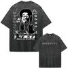 Manga Oyasumi Gute Nacht Punpun Gott Aiko Tanaka Vintage Gewaschene T-Shirts Herren Damen Kleidung Mode Freizeit T-Shirts Streetwear
