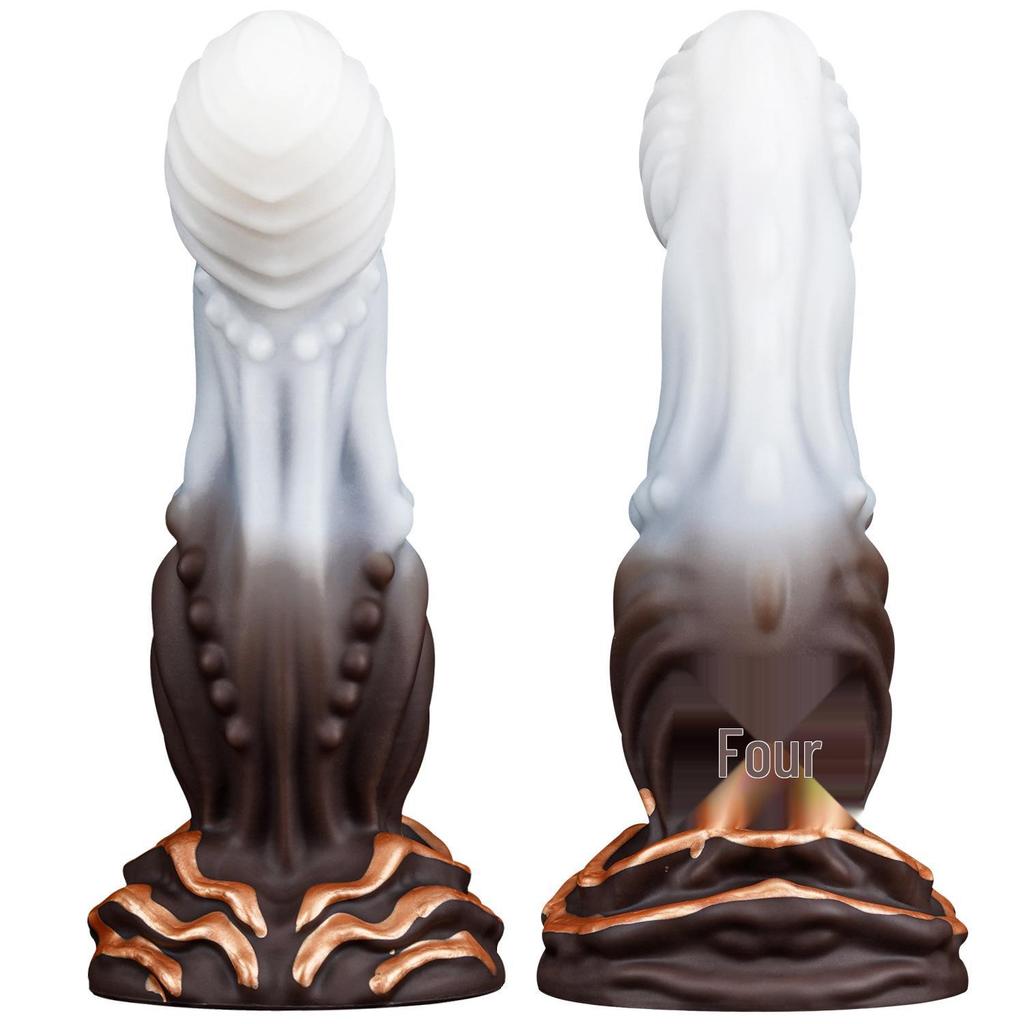 Unisex Silicone Beaded Anal Plug Toy