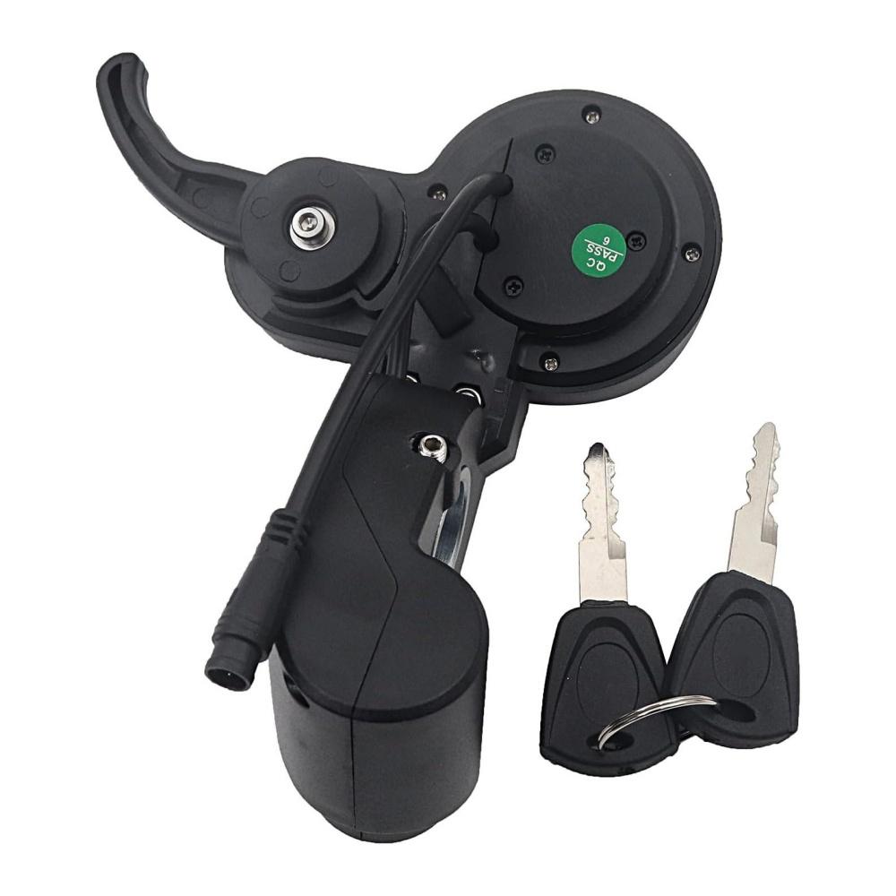 LCD Display Throttle Meter 6PIN Switch with Electric Door Lock Key For Electric Scooter