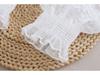 Lace Mesh Embroidered Double-Layer Sleeves with Cuffs 