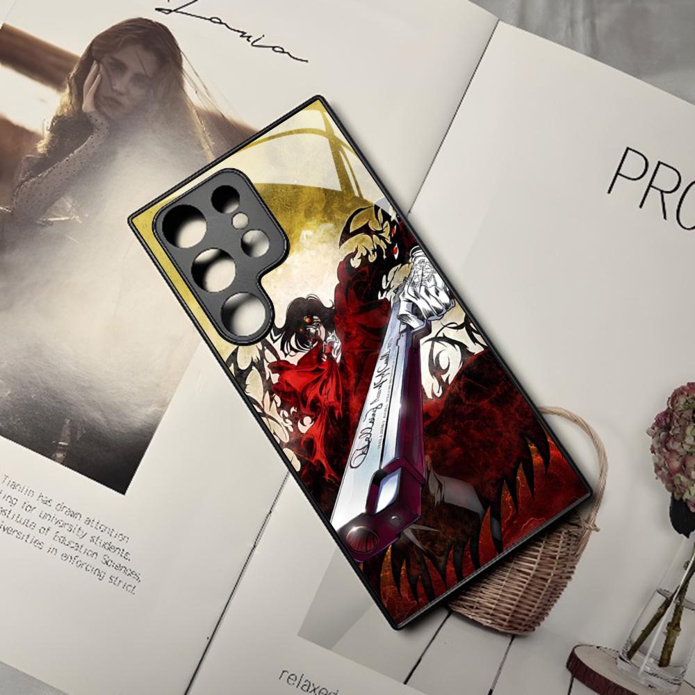 Alucard Hellsing Anime Handyhülle Für Samsung Galaxy S26 S25 S24 S23 S22 S20 S21 Edge Ultra Plus Fe Bunte Silberne Hülle
