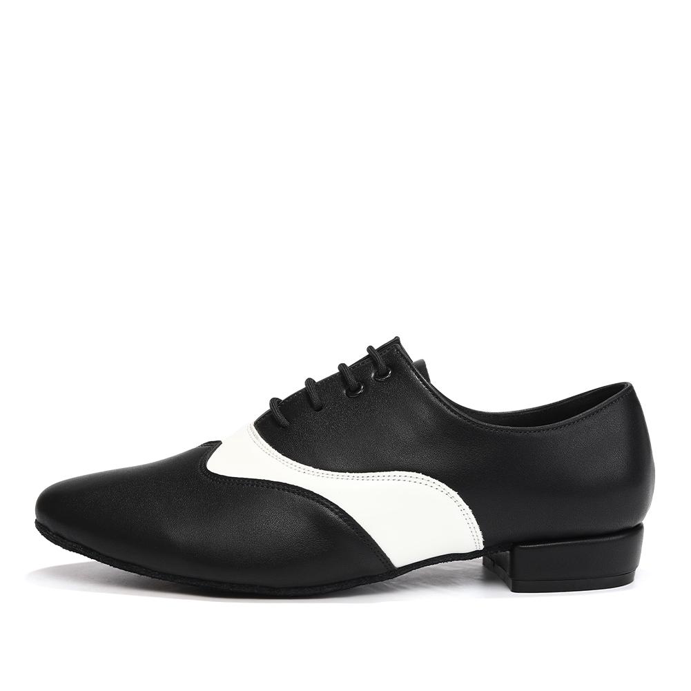 Men Ballroom Dance Shoes  Outsole Practice Boy Competition Modern Dancing Shoe Dance Indoor Dance Shoes Heeled 2.5CM