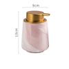 Marble Grain Press Bottle Ceramic Bathroom Shampoo Make-up Remover Bottle Soap Liquid Container Bathroom Decoration Accessories