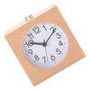 Wood Clock Silent Alarm Clock for General Users In Office or Bedroom Environment 10.10X9.60X4.00CM Size 1Pack