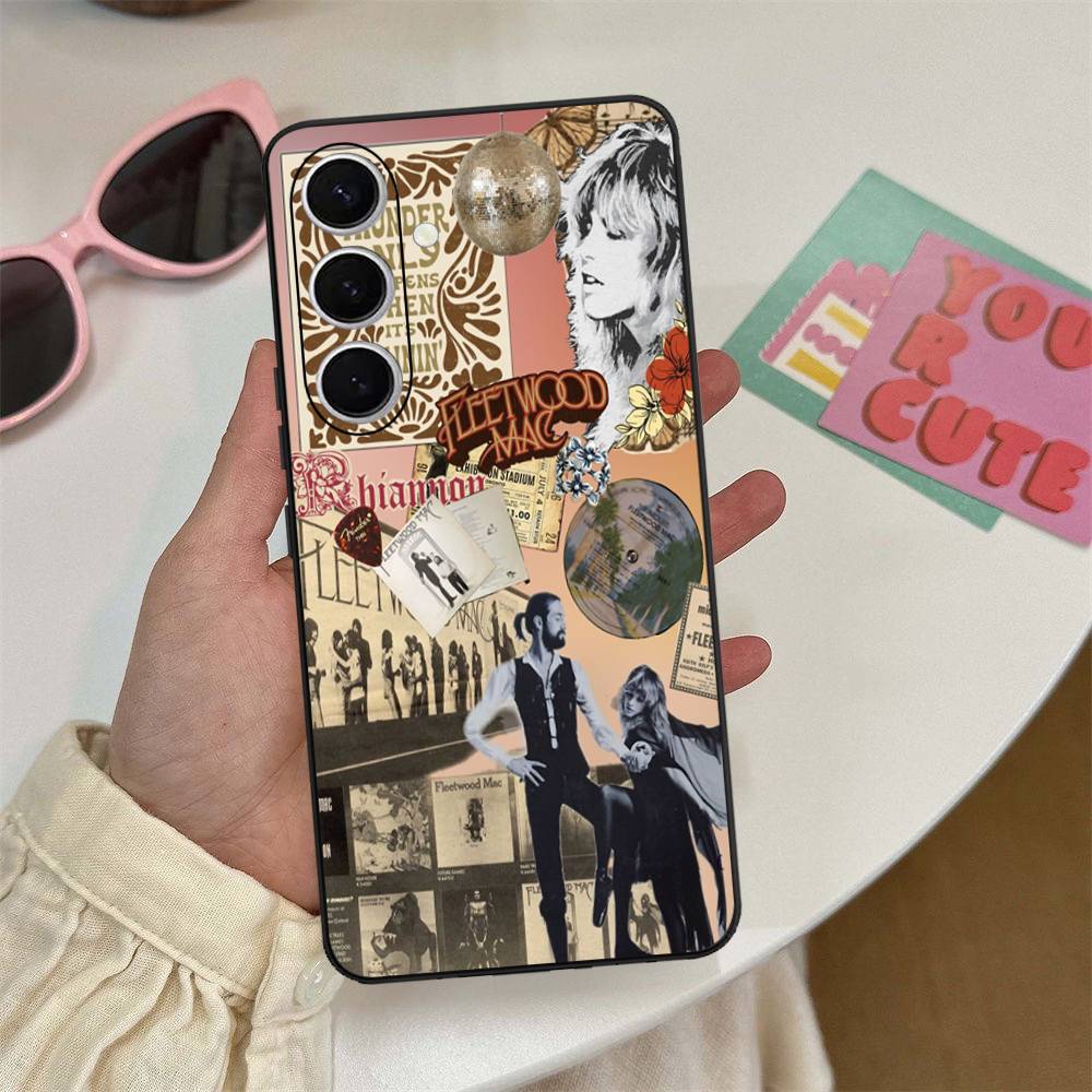 Classic Rock Band F-Fleetwood M-Mac Phone Case For Samsung S 24 Fe 25 Ultra Plus 20 Lite 21 30 22 23 24 22 Ultra 5G Fundas