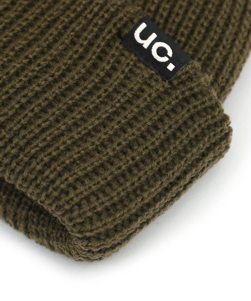 Eondeokeonteulol Short Beanie / Marine Fit / Double Tab / D Khaki