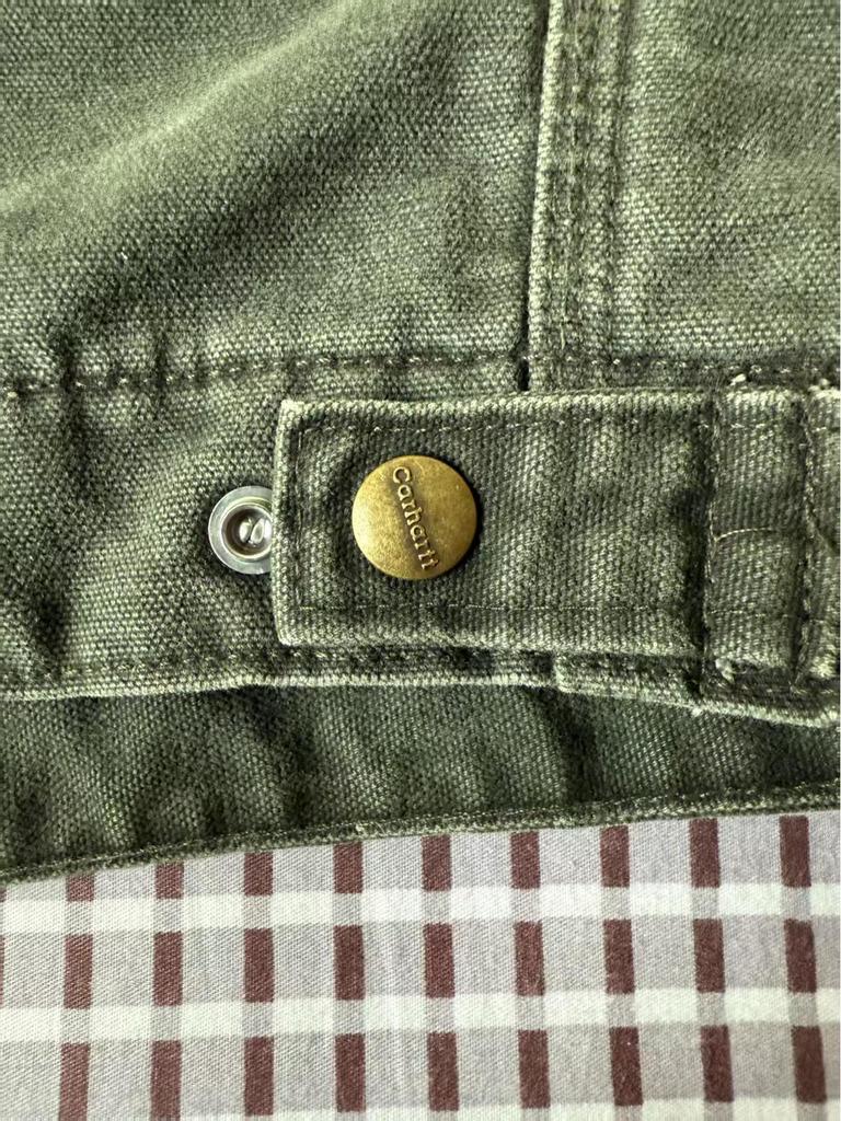 Carhartt J97 American Detroit Sliten Kanvas Dragkedjejacka