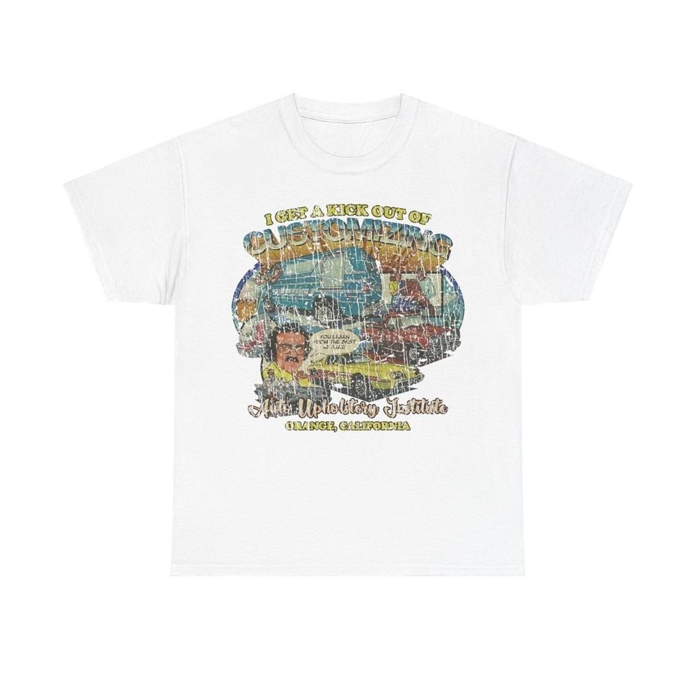 

Auto Upholstery Institute 1973 Nostalgic Retro T-shirt 2XL
