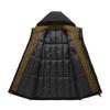 Men's Plus Size Mid-Length Hooded Cotton Jacket - Winter Fashion Brand 808