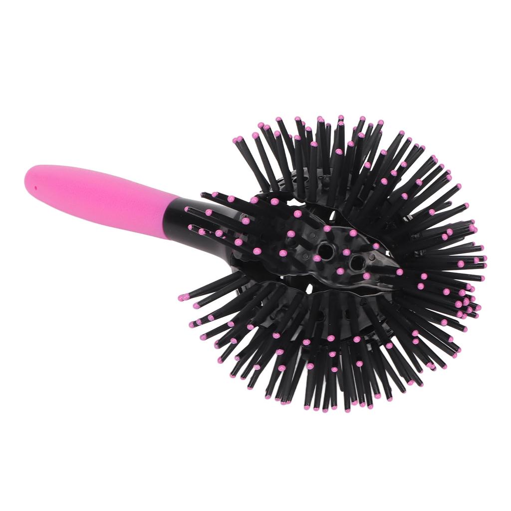 360 Degree Round Ball Hair Comb High Temperature Resistance 3D Curly Hair Comb for Wet and Dry Hair