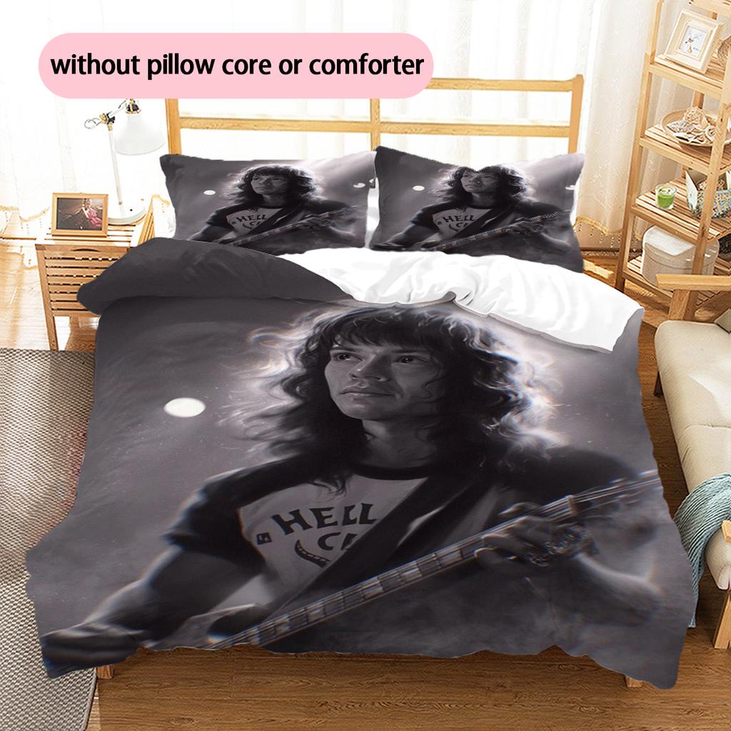 Cartoon Pattern Bedding Quilt Set Quilt Cover Pillowcase Home Decoration Birthday Gift (1 * Duvet Cover + 2 * Pillowcase, Without Core)