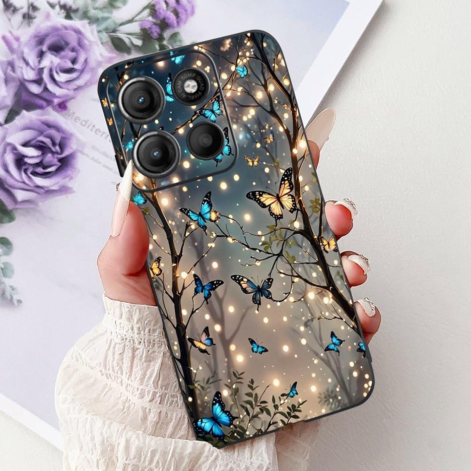For Motorola Moto G15 Case Moto G75 XT2437-2 Luxury Popular Painted Cover Soft TPU Phone Case For Motorola G15 G 75 MotoG75 Bags