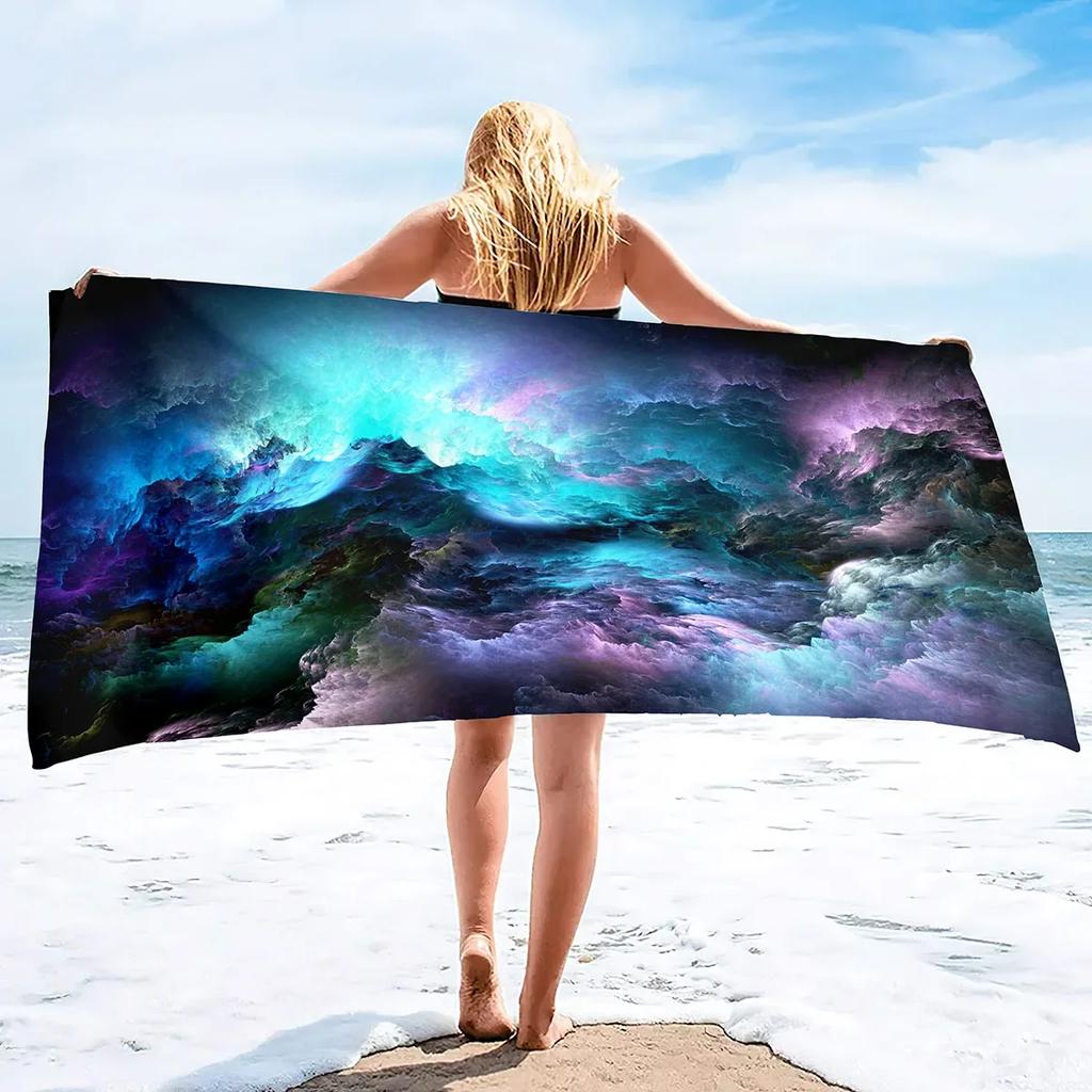 The Clouds Beach Towel,Beach Blanket Oversized Sand Resistant Beach Towels,Fast Drying, Sand Free Lightweight Large Towels