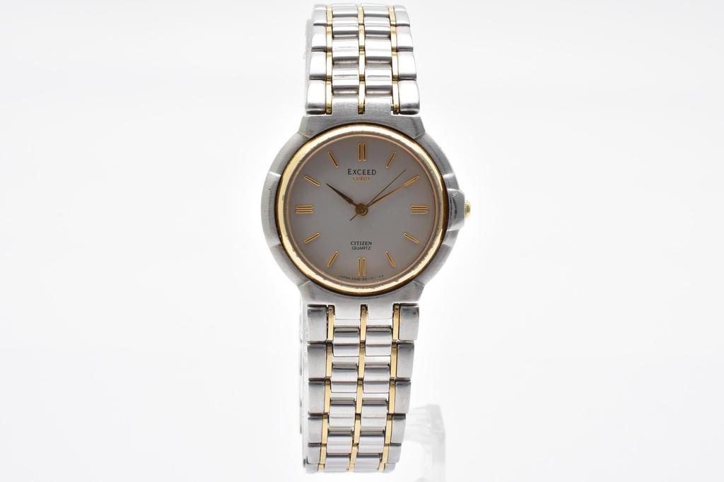 Used CITIZENWatches Gold Plated Women grayDial