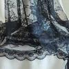 Mid-Length Catholic Veil Black White Wedding Veils Elegant Women Shawl