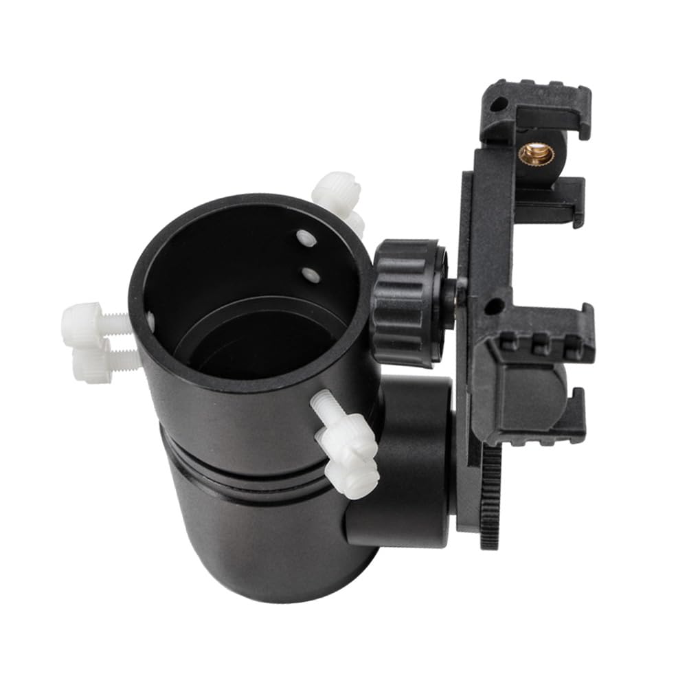 ANQILAFU Riflescope Mount Camera Adapter - Aluminum Frame for Enhanced Hunting & Birdwatching Experience - Dual Angle for Accurate Aiming -