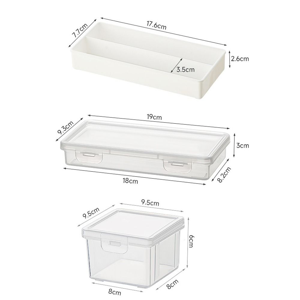 Large Capacity Paper Money Storage Box PP Coin Storage Collection Holder  Desk Organizer