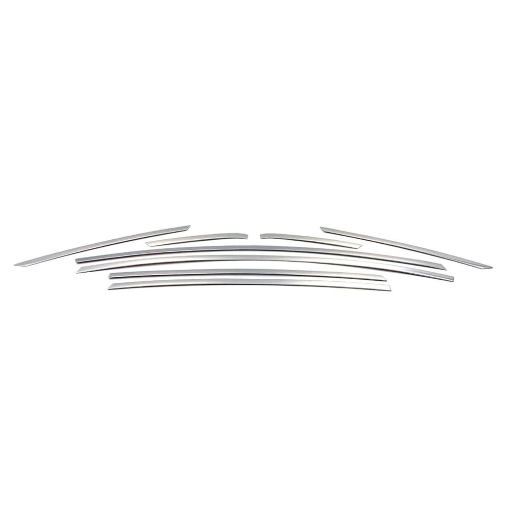 Strisce Decorative Finestrini Laterali Acciaio Inossidabile Cromato Ford Fiesta Mk7 20092017