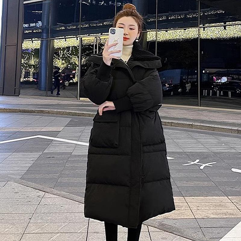 

New Style Women s Winter Mid-length Korean Style Student Jacket Thickened Loose Design Cotton Coat Cotton Jacket S