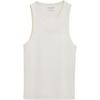 Tank Tops Women's White Crew Neck Moderate Other CR360-WHT