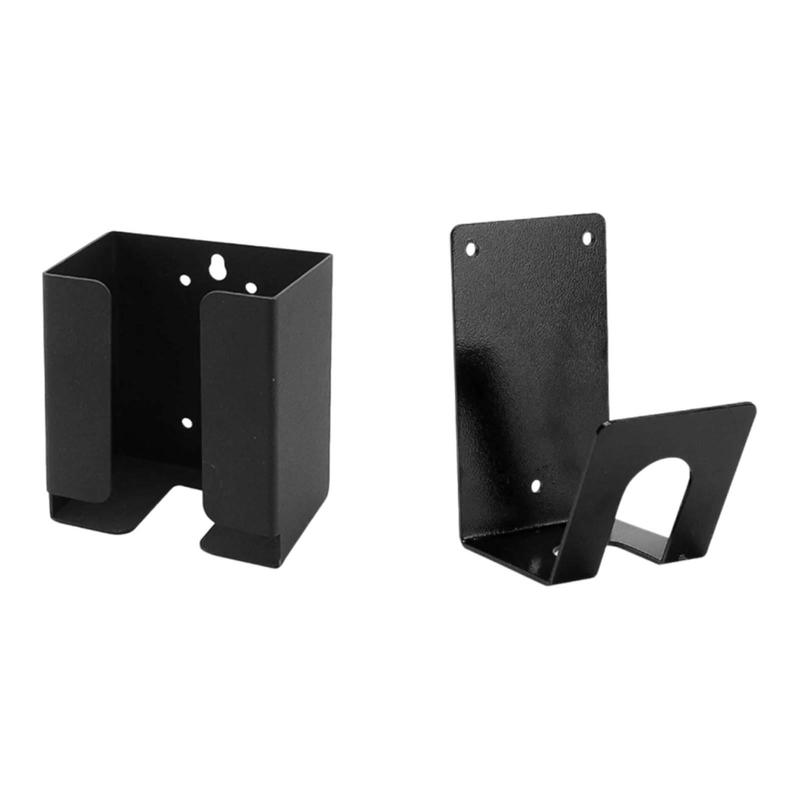 Sturdy Iron Power Adapter Wall Holder Charging Cord Management Mount Bracket for Car Home Garage