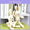 Adorable Corn Rabbit Plush Toy With Soft Short Plush And Pp Cotton Filling 20cm