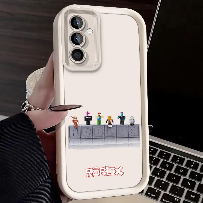 Cute R-Robloxes Case for Samsung Galaxy A53 A50 A50S A36 5G A35 A34 A33 A32 A30 A26 A24 A23 A22 A20 A16 A15 A14 A13 4G Cover