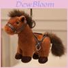 Chinese Zodiac Eight Horses Plush Toy With Polyester Filling For Lunar New Year Gift