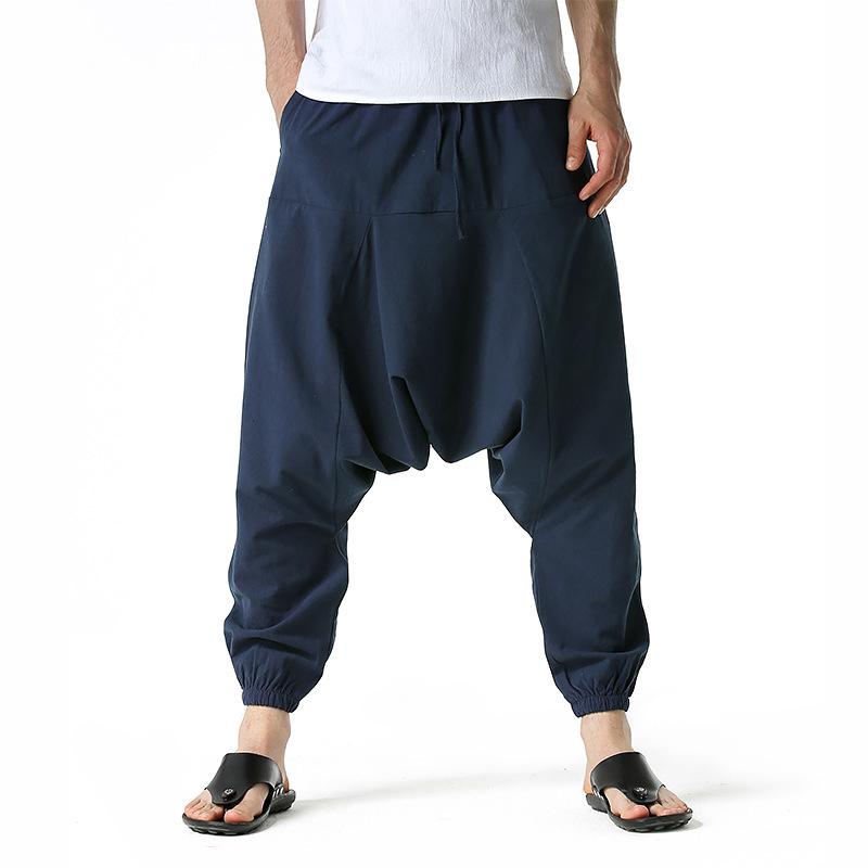 Men Harem Pants Sweatwear Baggy Casual Yoga Loose Sport Jogging Pants Cross Pants Men Japanese Streetwear