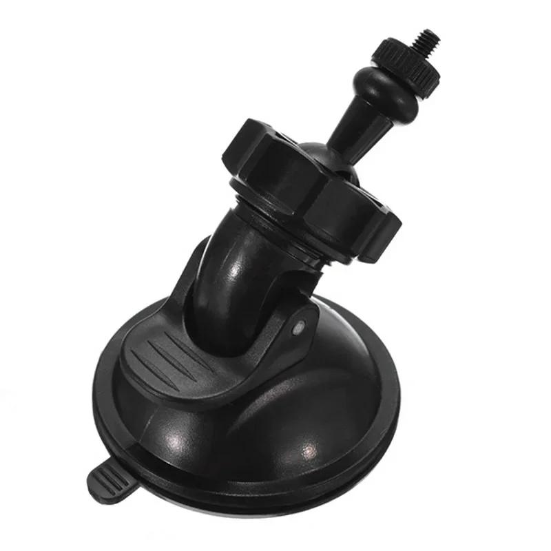 4-mm-Schraubenkopfhalterung für Videorecorder im Auto, Saugnapfhalterung, 360° drehbar, GPS-Navigationskamera-Basis, Auto-DVR-Halterung