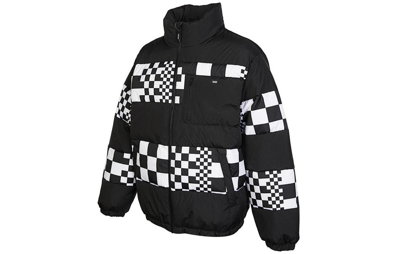 Vans Down Jackets Unisex Black Stand Collar Moderate Other VN0A7YIVBLK M