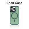 Applicable To IPhone17promax Drill Pattern Lens Magnetic Suction Phone Case Apple 16 Skin Matte 15 Protective Cover 14