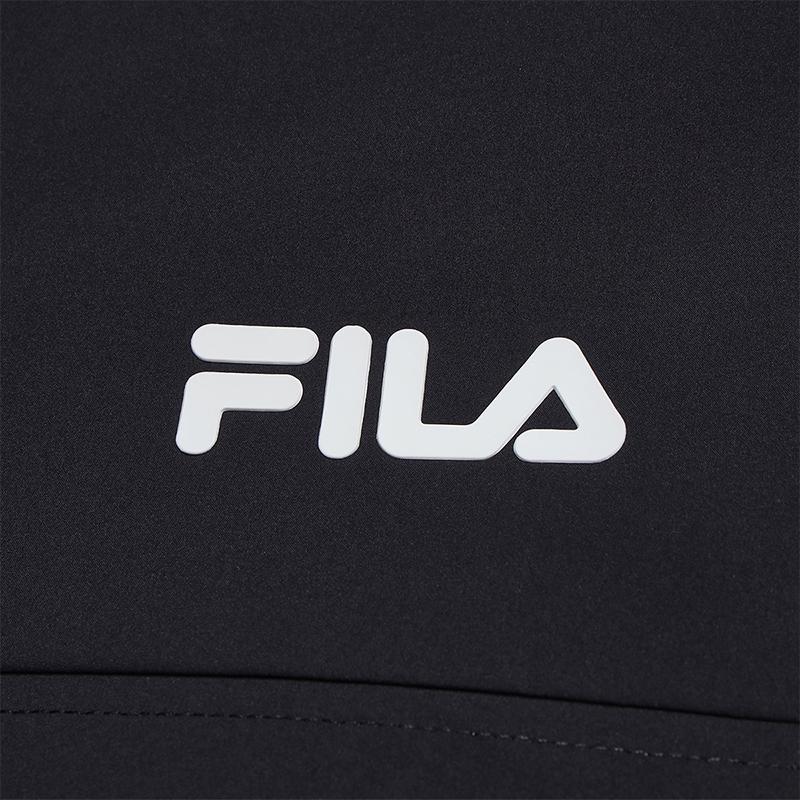 Fila Original Fashion Casual Sports Versatile Punk Work Style Loose Hooded Woven Down Jacket Men Outerwear Legendary-Blue F11M549913FNV