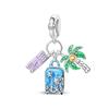 Authentic Copper Colorful Painting Charm Bead Charms Artistic Palette Bead Charms Pendants Compatible With Bracelets Necklaces Do It Yourself Jeweller