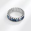 Tancise Classic 925 Sterling Silver  Zircon Ring Ladies Jewelry Wedding Promise Party Gift