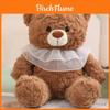 Teddy Bear Plush Toy With Mesh Scarf Decoration For Kids Birthday Gift And Cuddle