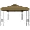 Garden Pavilion 6 X 3 X 2.7 M Taupe 180 G M²